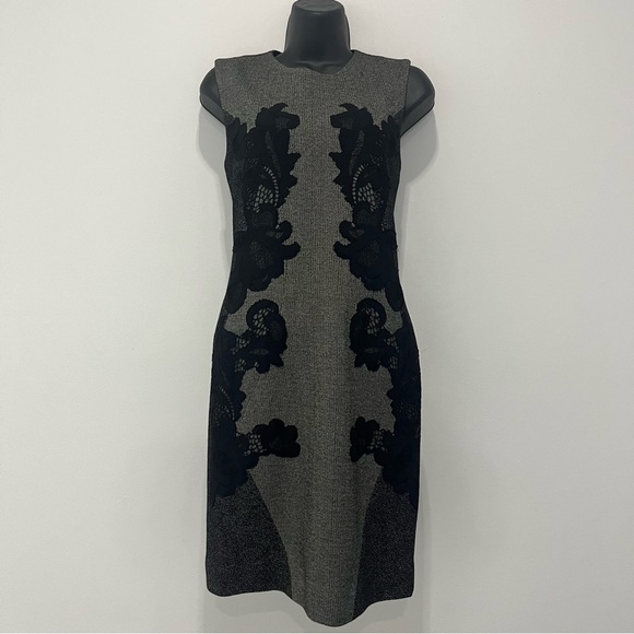 Diane Von Furstenberg Pentra Mini Weave Jacquard Dress Size 6 - Picture 3 of 16